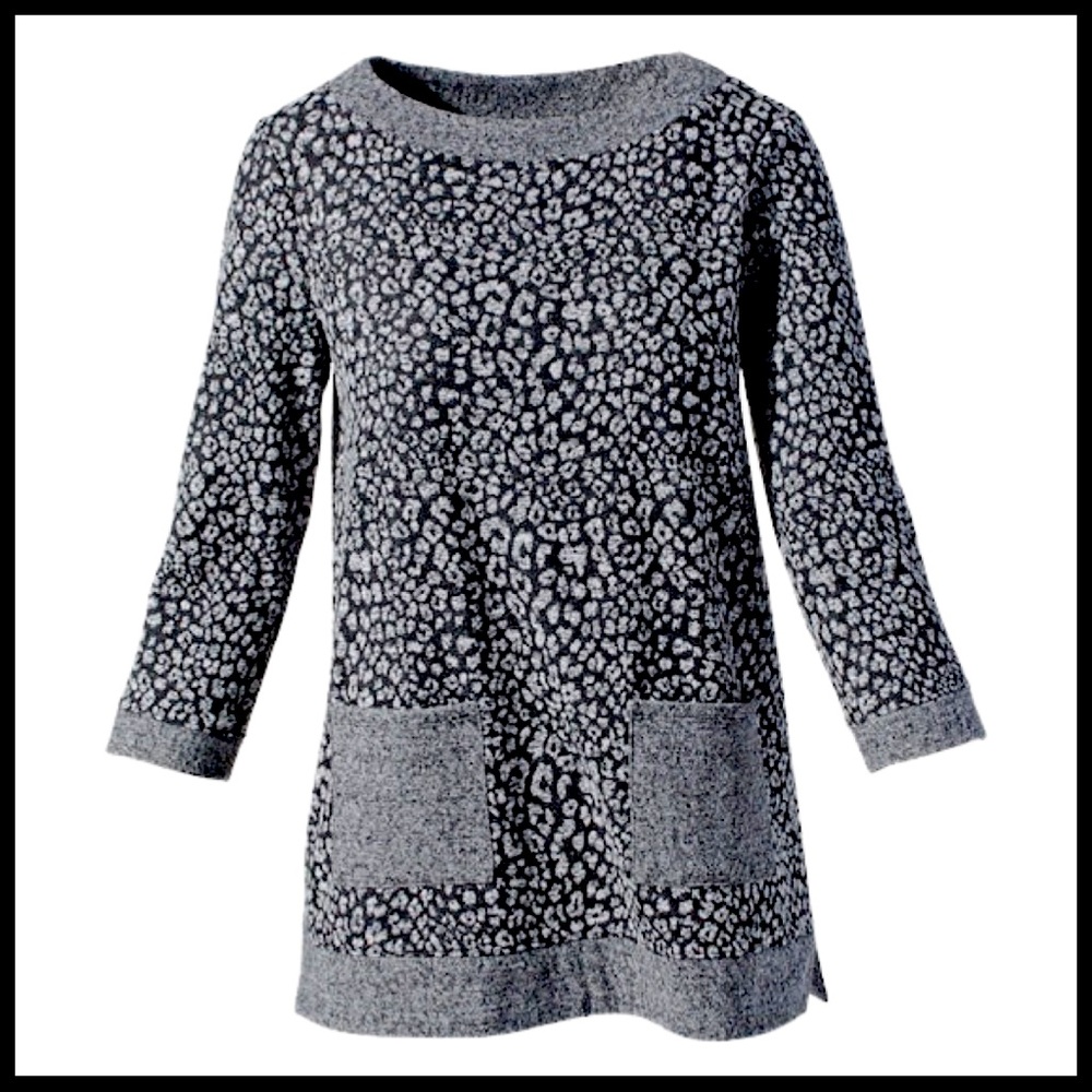 Chico’s▪️CoziSoft Leopard-Print Tunic